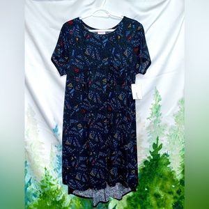 LuLaRoe Multi-Color Geometric Carly Dress